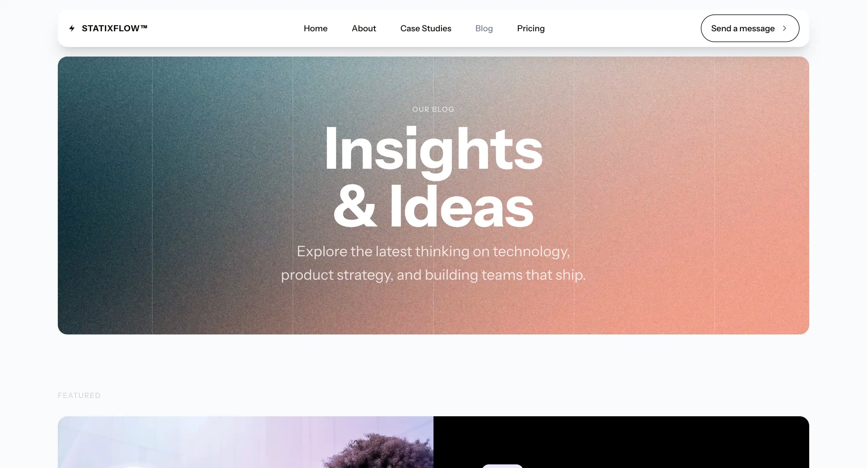 StatixFlow Blog Page