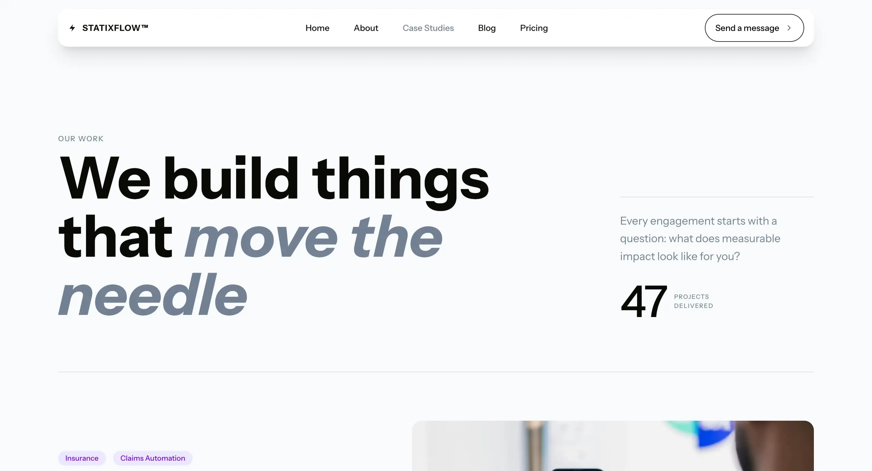 StatixFlow Case Studies Page