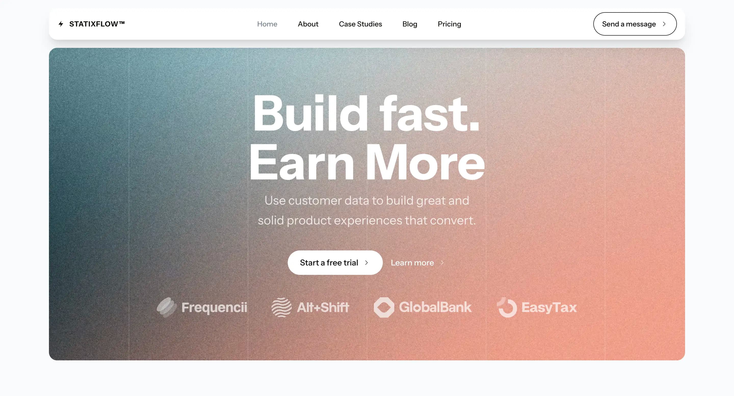 StatixFlow Homepage