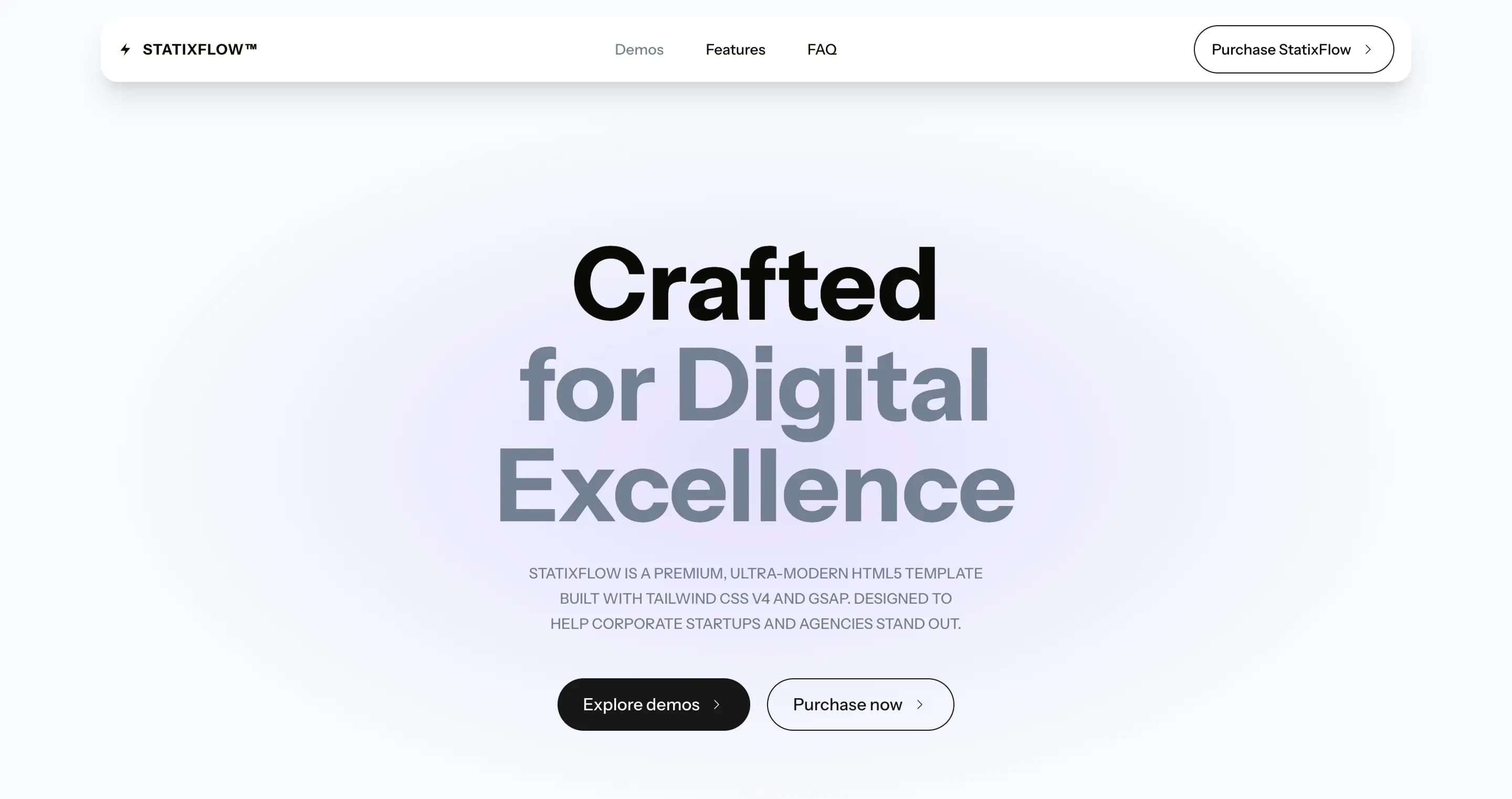 StatixFlow Landing Page