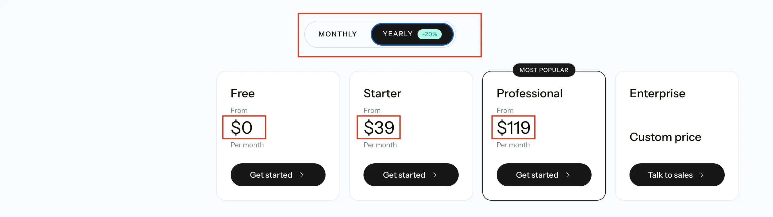 StatixFlow Price Switch Example