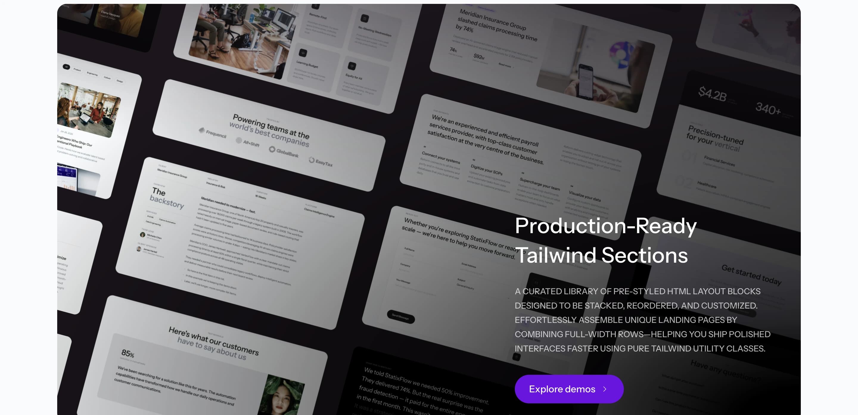 StatixFlow Vertical Marquee Example